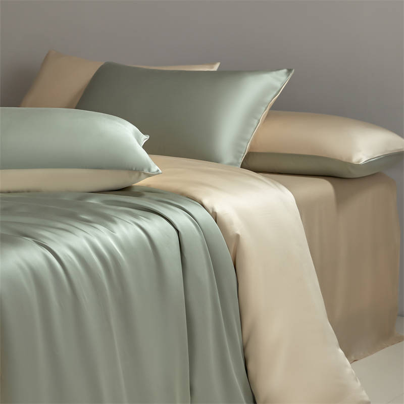Silk Pillowcase Set - Four piece set of natural silk