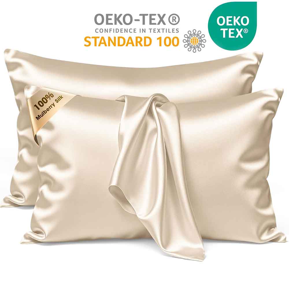 Silk Pillowcase Set - 30MM Heavy Weight 6A 100% Two
