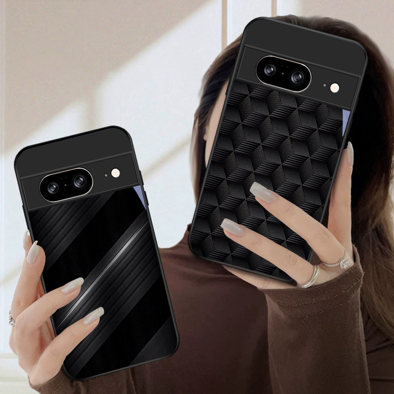 Dark geometric texture For Goo - Google Pixel 9 评论和价格