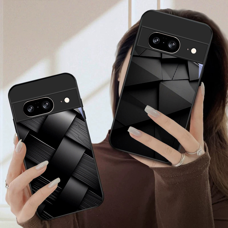 Dark geometric texture For Goo - Google Pixel 9 评论和价格