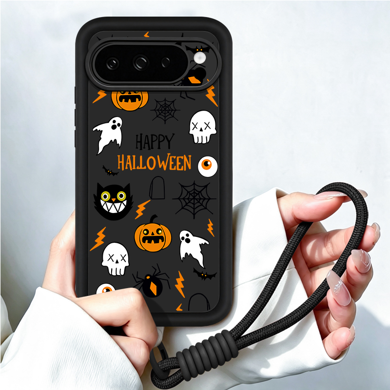 Cartoon Halloween Pattern Lany - Google Pixel 9 评论和价格