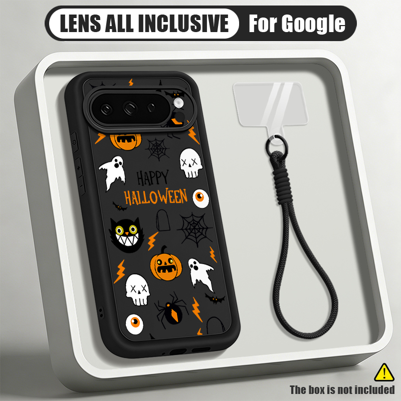 Cartoon Halloween Pattern Lany - Google Pixel 9 评论和价格