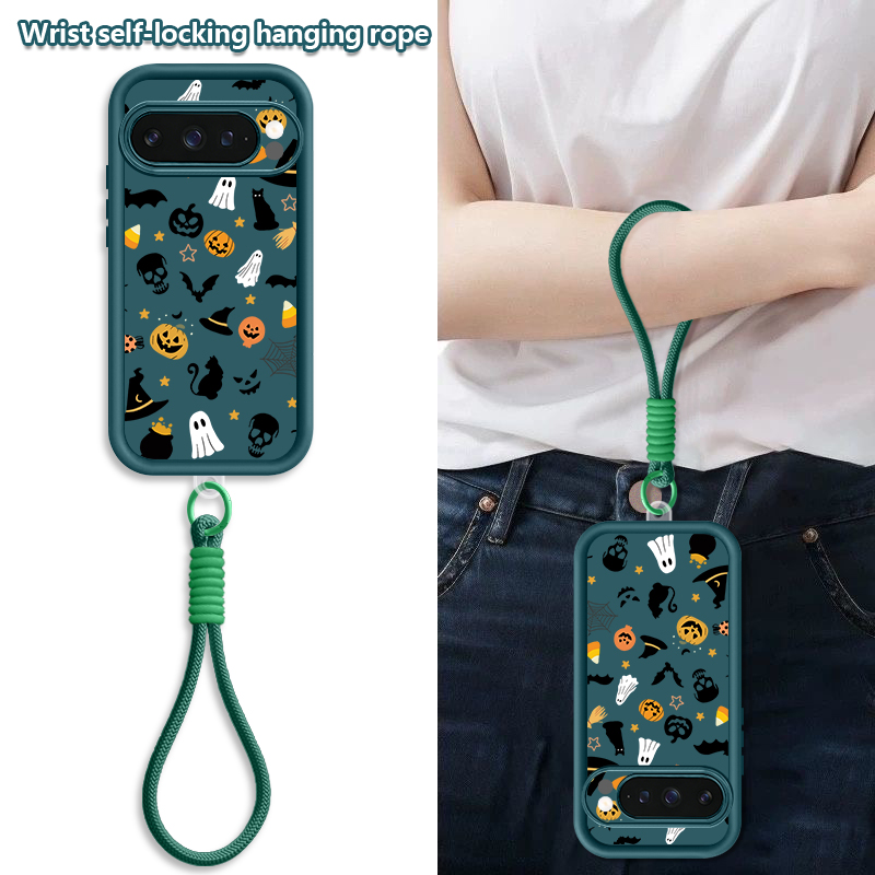 Cartoon Halloween Pattern Lany - Google Pixel 9 评论和价格