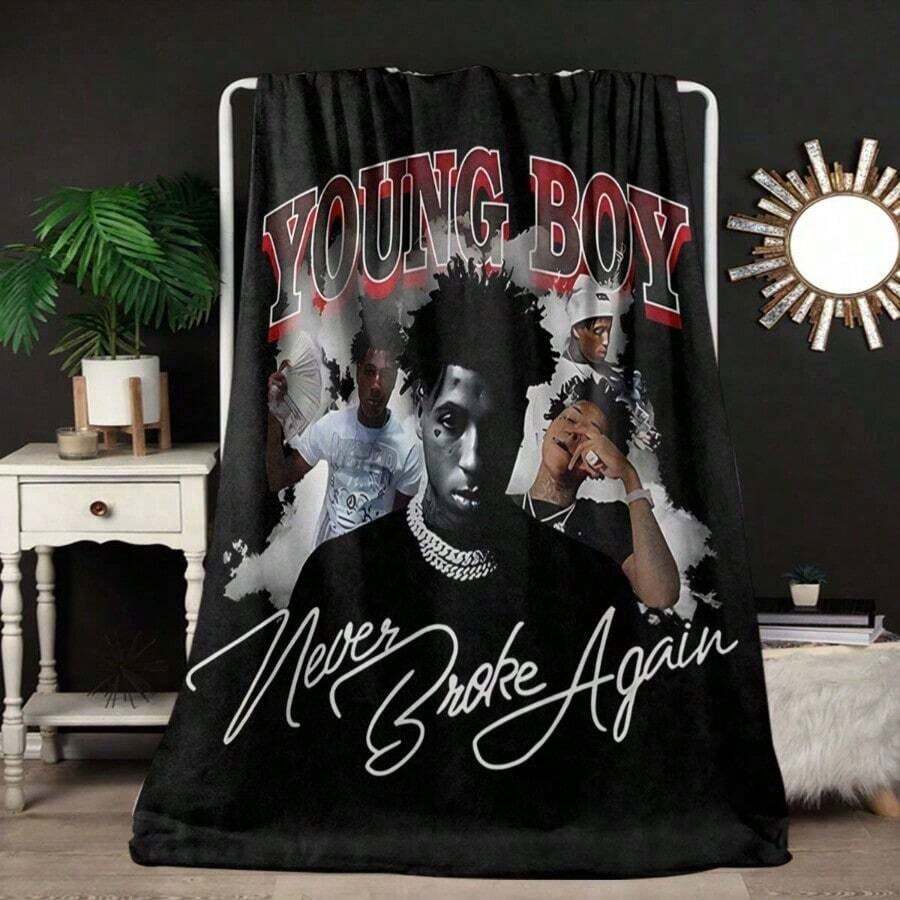 Customize Young Boy Never Brok - Cashmere Throw Blanket 评论和价格