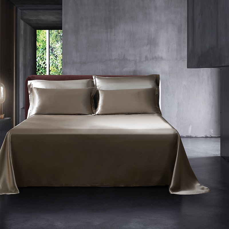 100% Mulberry Silk Duvet Cover - Silk Pillowcase Set 评论和价格