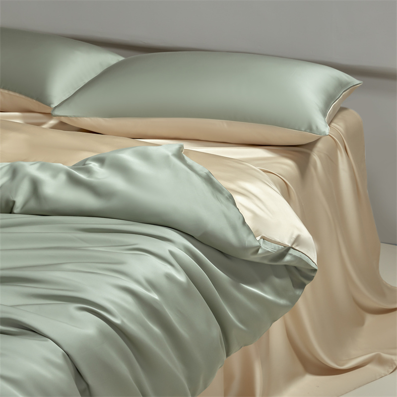 Four piece set of natural silk - Silk Pillowcase Set 评论和价格