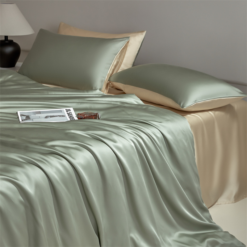 Four piece set of natural silk - Silk Pillowcase Set 评论和价格