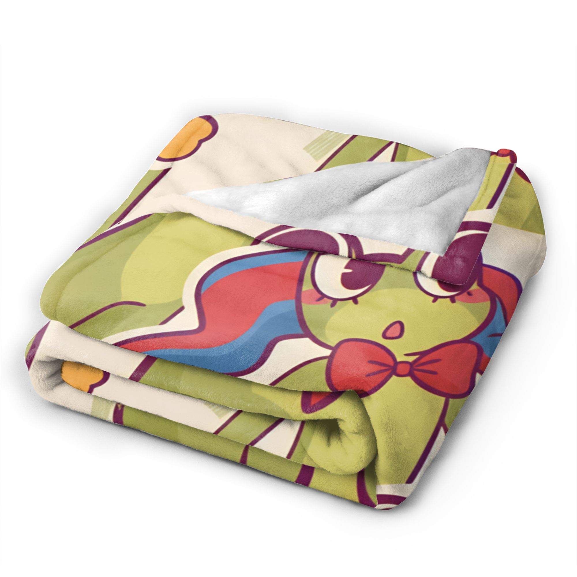 R-Ribbit Frog Flannel Blanket  - Cashmere Throw Blanket 评论和价格
