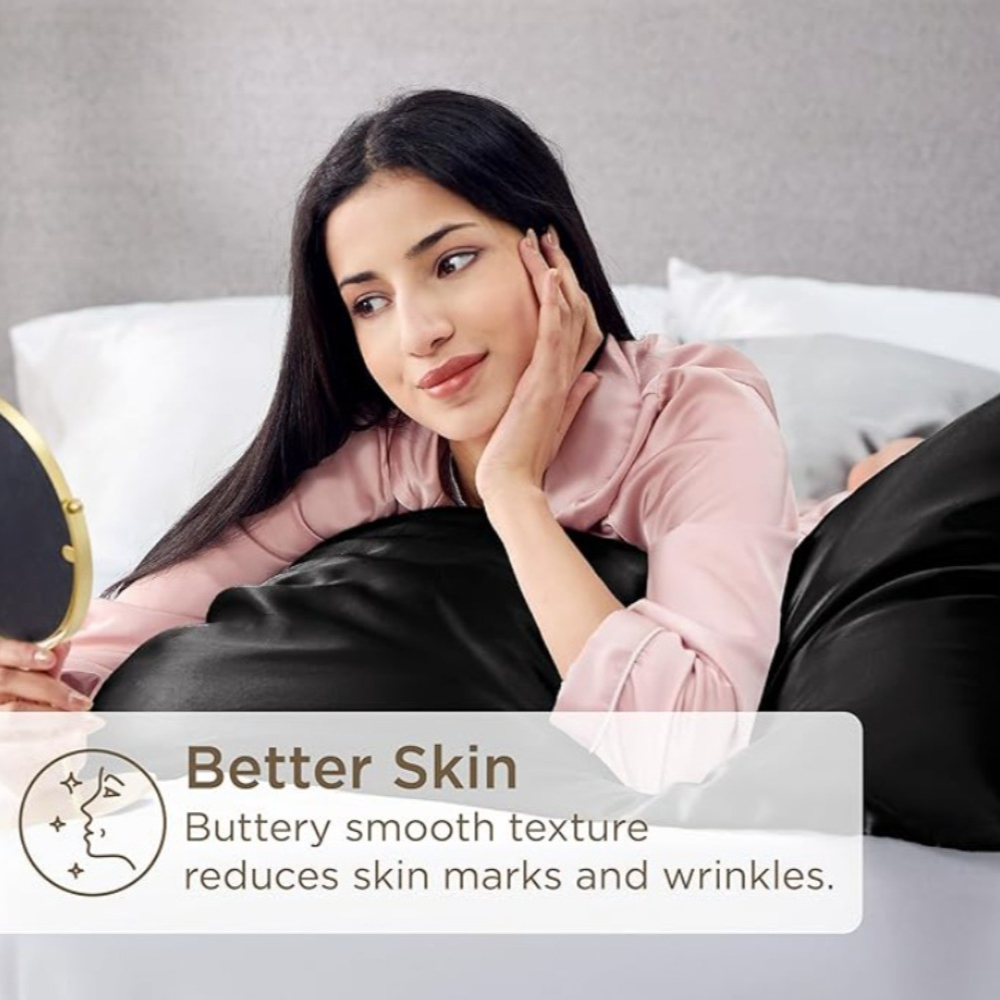 1 Piece Silky Stain Pillowcase - Silk Pillowcase Set 评论和价格