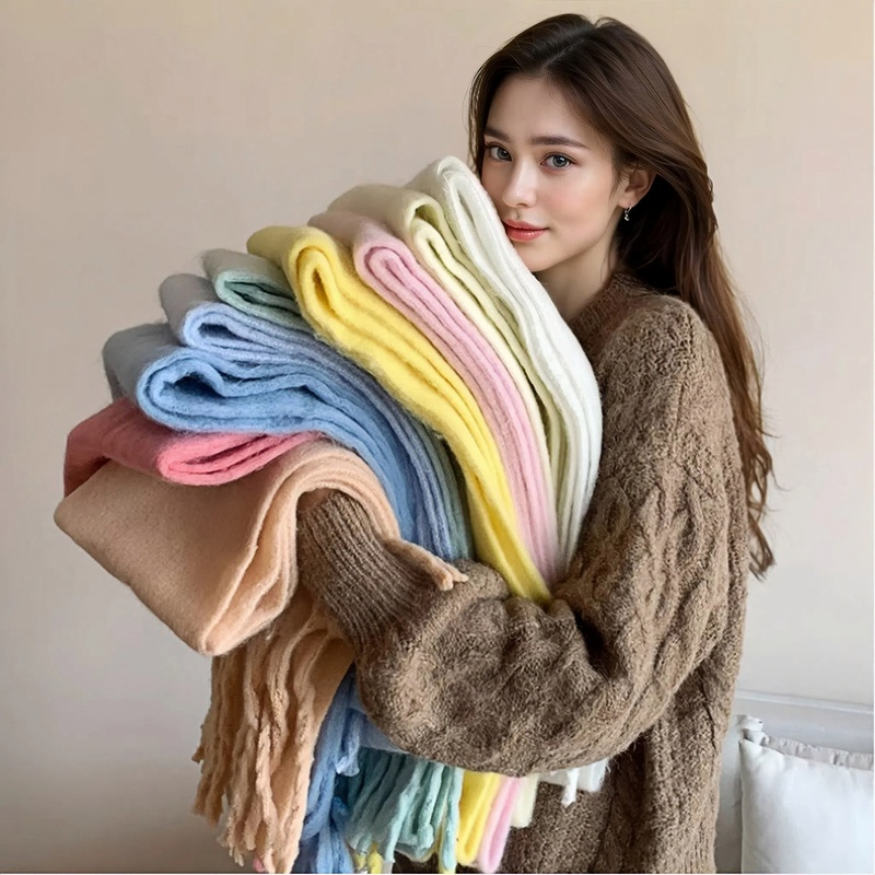 Winter Scarf for Women Cashmer - Cashmere Throw Blanket 评论和价格