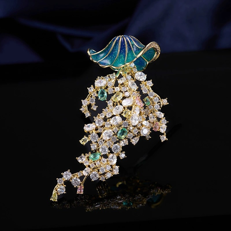 Marine life-encrusted zircon j - Luxury Lifestyle Jewelry 评论和价格