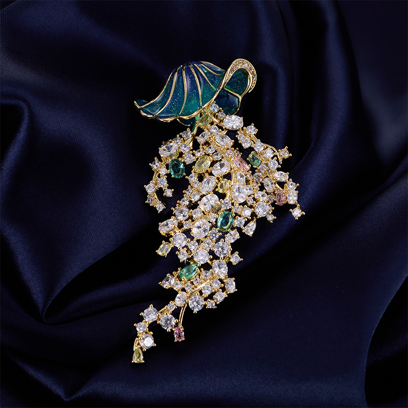 Marine life-encrusted zircon j - Luxury Lifestyle Jewelry 评论和价格